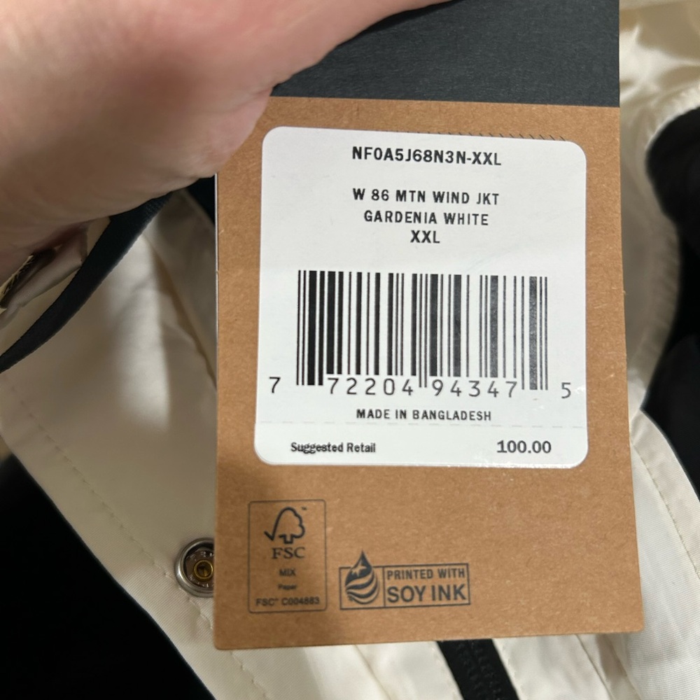 The North Face Gardenia White Wind Jacket - Picture 3 of 4